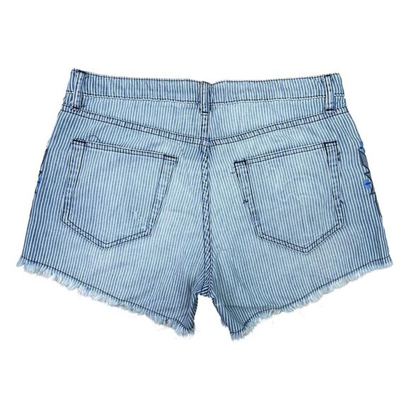Sandrine Rose x Free People The Short Embroidered Denim Cut-Offs - Size 27 - Picture 4 of 7
